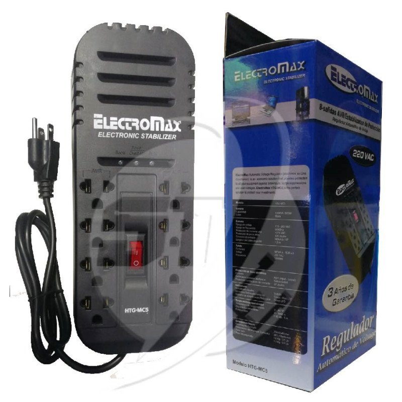ESTABILIZADOR 8T ELECTROMAX HTG-MC5