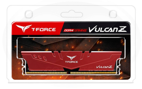 MEMORIA RAM PC TEAM-GROUP T-FORCE VULCANZ 8/3200, ROJO, CL16,