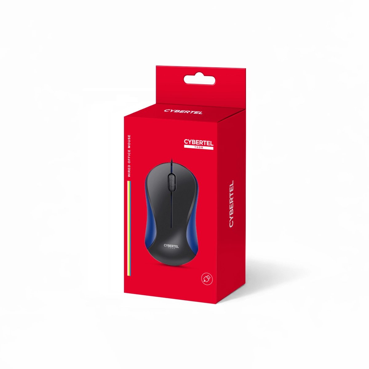 MOUSE CYBERTEL THOR, BLUE, CYB M101B, 1000 DPI, USB